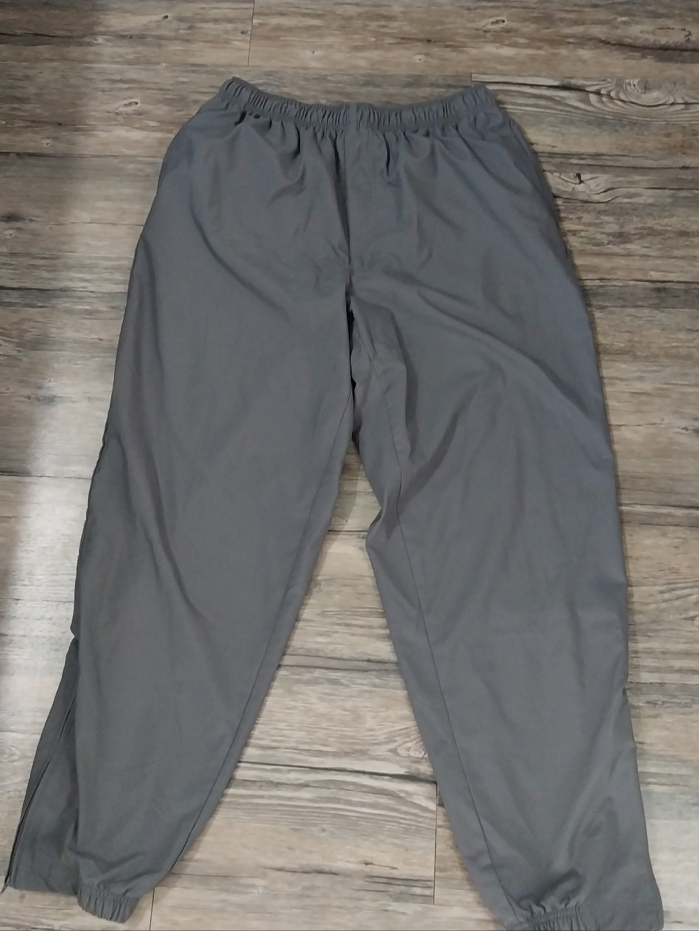 Roundtree & Yorke Sports Sweatpants Men Size L Gray Elastic-Waist Track Pants